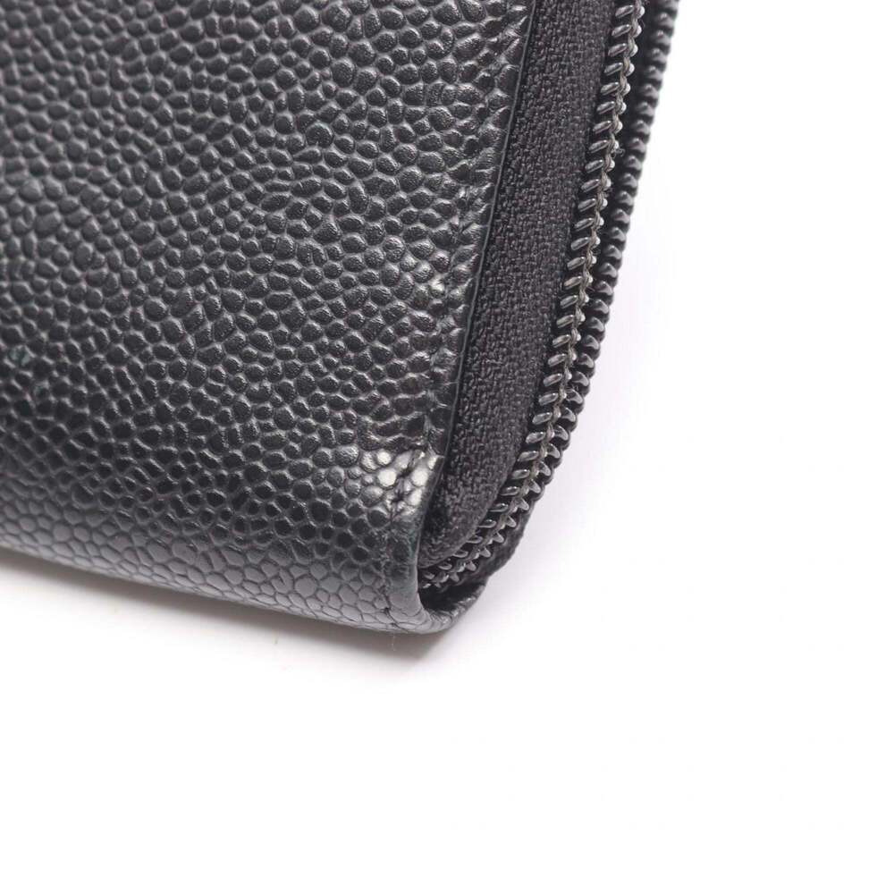 CHANEL Black Leather Logo Wallet - Picture 8 of 9